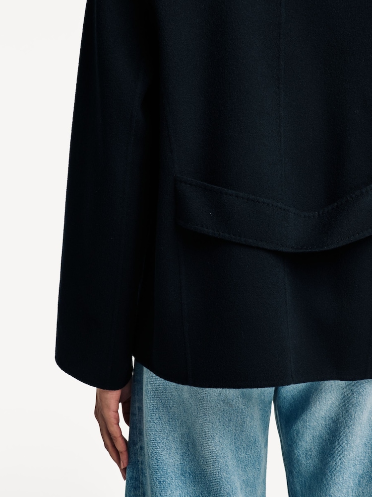 Joseph Black Gilkes Crop Trench Coat - Image 6 of 6