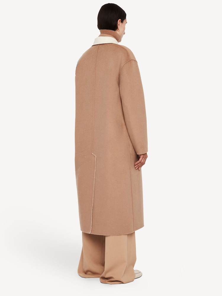 Joseph Cream Edmond Cashmere Mix Coat - Image 2 of 5 Joseph Cream Edmond Cashmere Mix Coat - Image 2 of 5