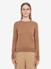 Joseph Brown Light Pure Cashmere Jumper - Image 1 of 4