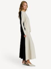 Joseph Cream Contrast Knit Jumper - Image 2 of 7
