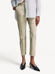 Joseph Cream Coleman Slim Gabardine Stretch Trousers - Image 2 of 6