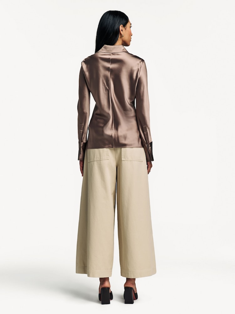 Joseph Brown Brunel Silk Blouse - Image 2 of 5