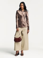 Joseph Brown Brunel Silk Blouse - Image 3 of 5