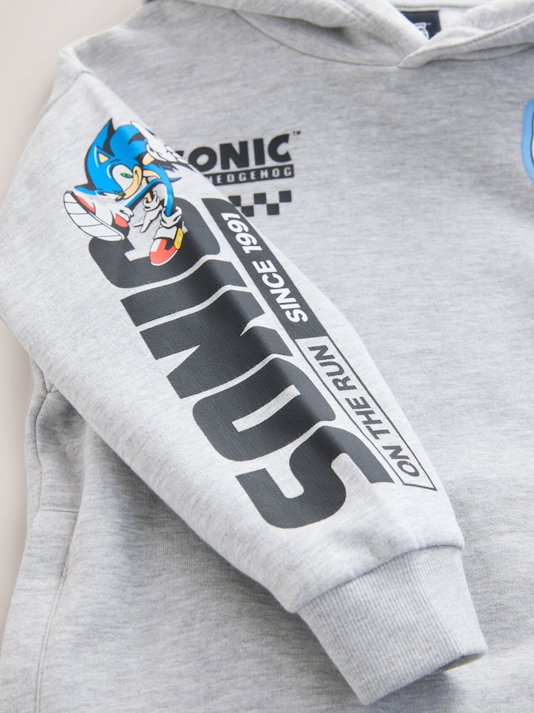 Hoodie Licencié Sweat Sonic Officiel Enfant - Sweat à Capuche