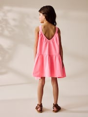 Fluro Pink Summer Dress (3-16yrs) - Image 3 of 4