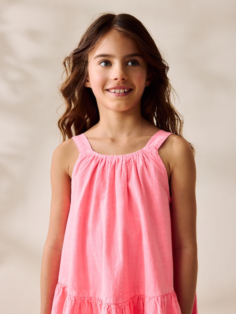 Fluro Pink Summer Dress (3-16yrs) - Image 4 of 4