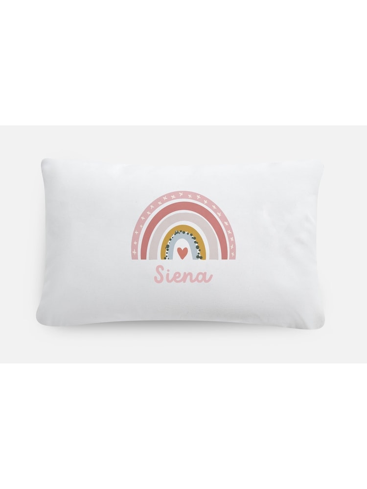 Personalised Rainbow 100% Cotton Pillowcase by Koko Blossom - Image 2 of 2