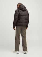 JACK & JONES Brown Puffer Jacket - Image 3 of 7