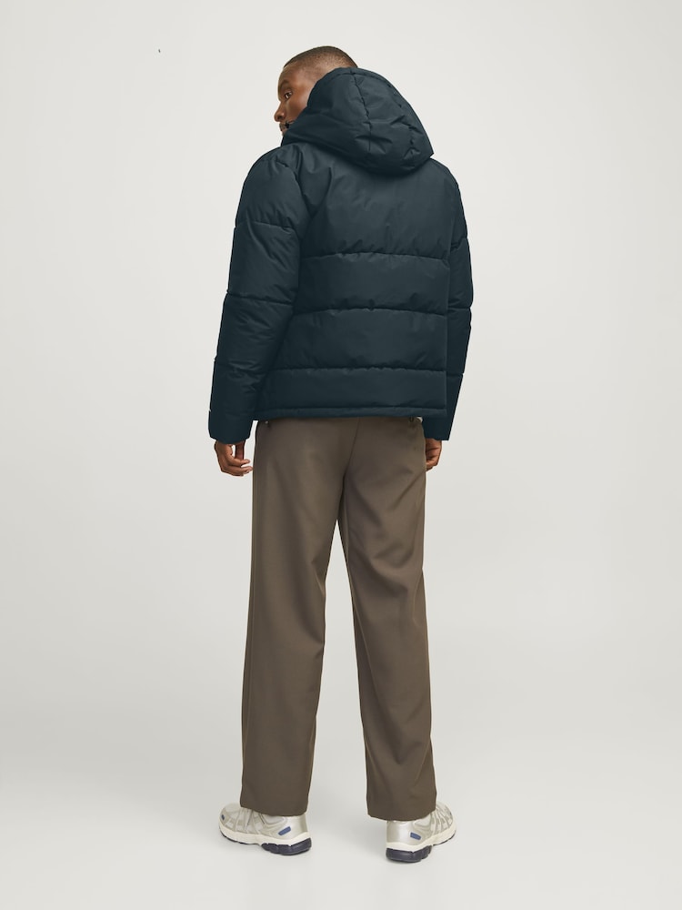 JACK & JONES Blue Puffer Jacket - Image 2 of 6