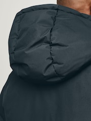 JACK & JONES Blue Puffer Jacket - Image 3 of 6