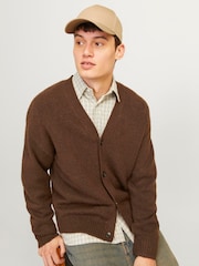 rjava - Pletena jopica Jack & Jones - Slika 3 iz 5