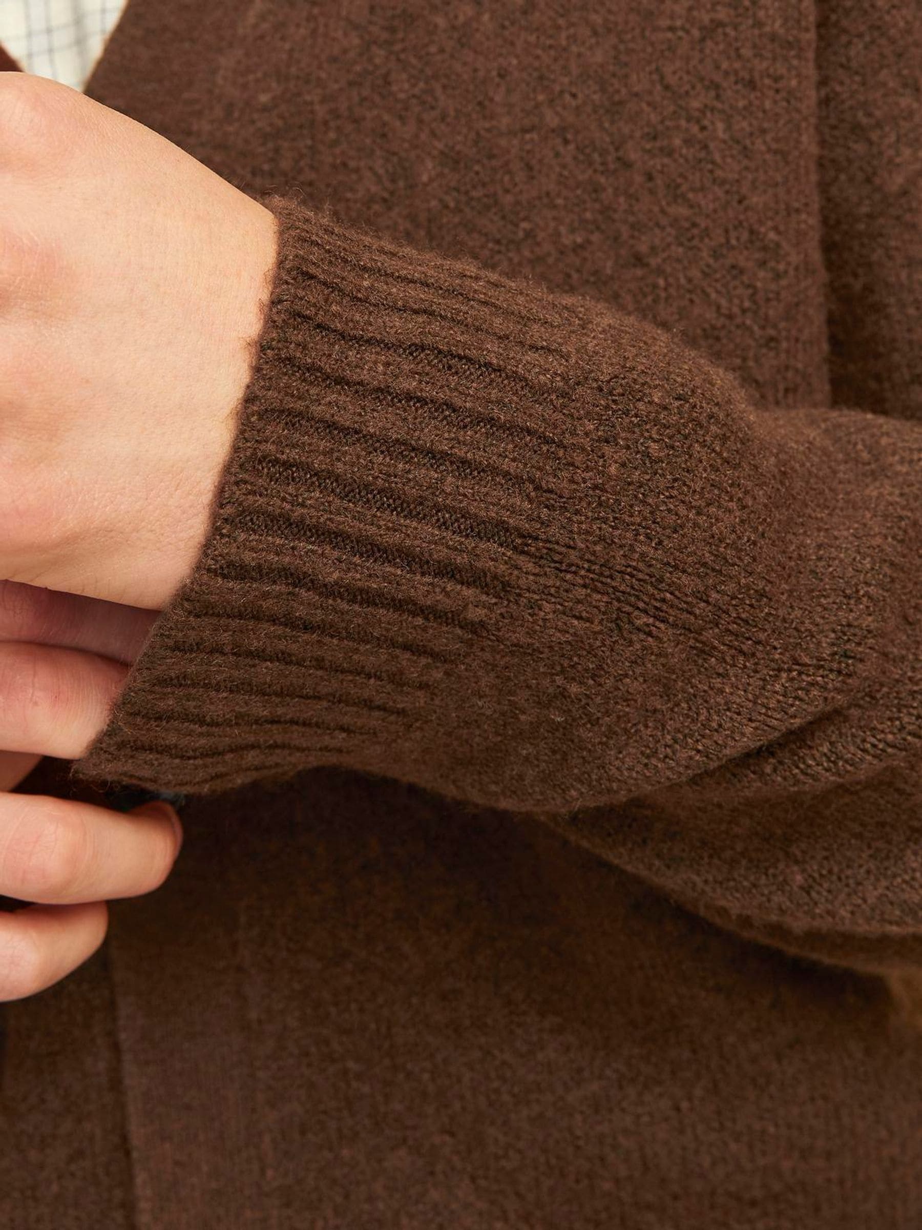 GG wool bouclé jacquard cardigan in camel and brown | GUCCI® US
