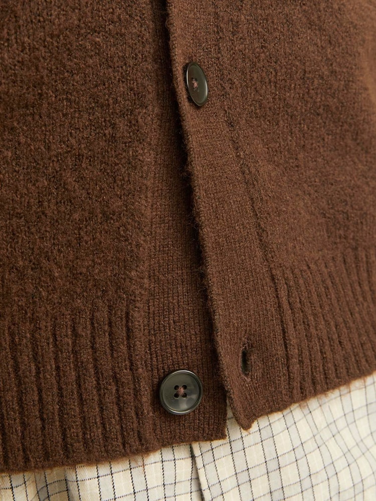 rjava - Pletena jopica Jack & Jones - Slika 5 iz 5
