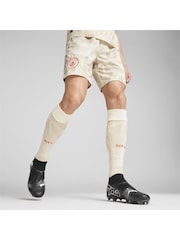 Puma White Mens Manchester City 24/25 Goalkeeper Shorts - Image 4 of 5