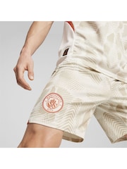 Puma White Mens Manchester City 24/25 Goalkeeper Shorts - Image 5 of 5