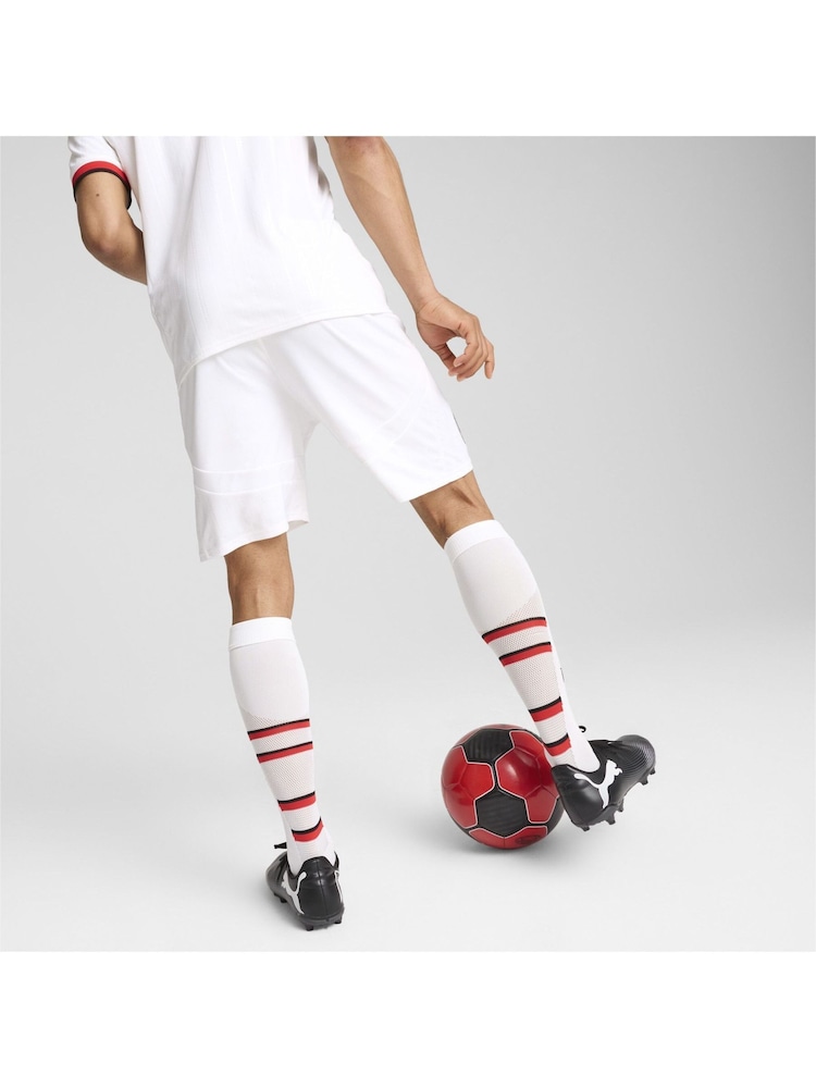 Puma White Mens AC Milan 24/25 Shorts - Image 2 of 6 Puma White Mens AC Milan 24/25 Shorts - Image 2 of 6