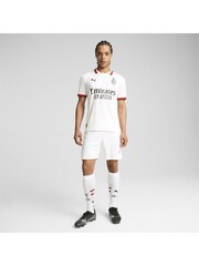 Puma White Mens AC Milan 24/25 Shorts - Image 3 of 6