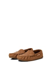 JACK & JONES Brown Moccasin Slippers - Image 3 of 6