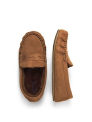 JACK & JONES Brown Moccasin Slippers - Image 4 of 6
