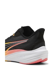 Puma Black Patent Mens Darter Pro Running Shoes - Image 4 of 6