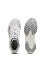 Puma White Mens Darter Pro Running Shoes - Image 3 of 6