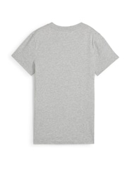 Puma Grey Womens Squad Graphic 100% Cotton T-Shirt - Image 5 of 5