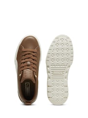 Puma Brown Womens Mayze Luxe Trainers - Image 5 of 6