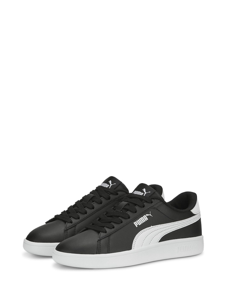 Črna - Puma Smash 3.0 Usnjene mladinske trenerke - Slika 2 iz 6