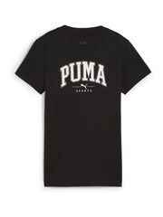 Puma Black Womens Squad Graphic 100% Cotton T-Shirt - Image 5 of 6