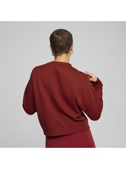 Puma Red Womens Squad Full Length Crewneck Sweatshirt - Image 2 of 6