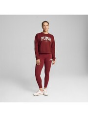 Puma Red Womens Squad Full Length Crewneck Sweatshirt - Image 3 of 6