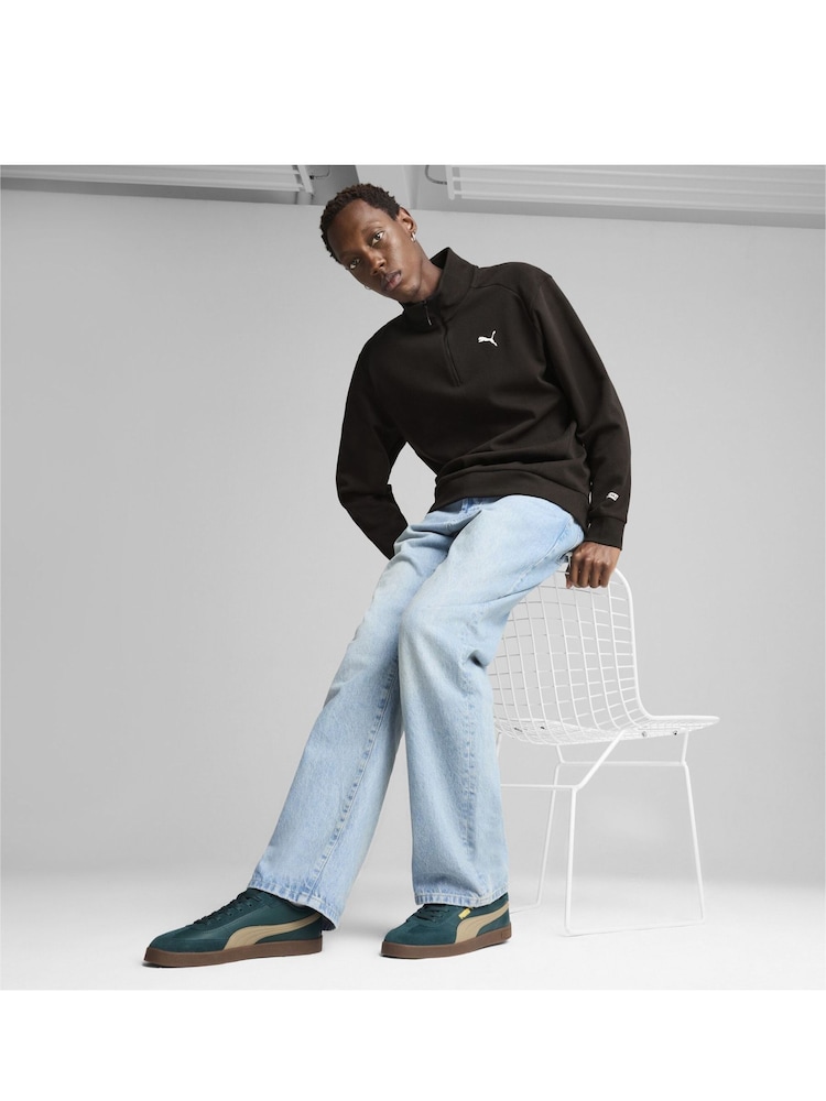 Puma Green Mens Club II Era Sneakers Trainers - Image 2 of 6