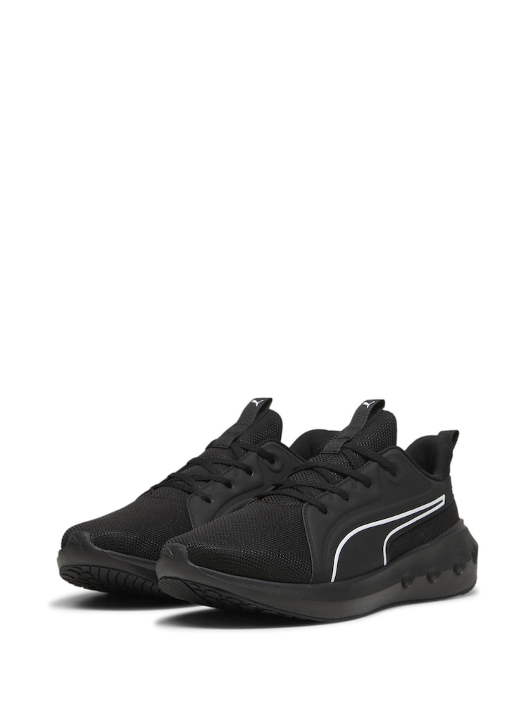 Puma Black Mens SOFTRIDE Carson Running Shoes - Image 4 of 6