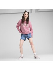 Puma Pink Womens Squad Full Length Crewneck Sweatshirt - Image 1 of 6
