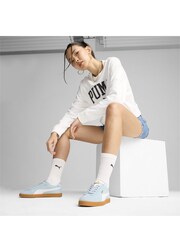 Puma Blue Mens Club II Era Sneakers Trainers - Image 2 of 6