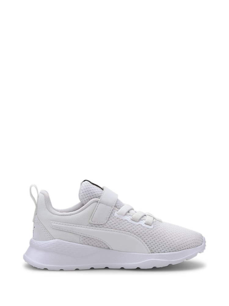 Puma White Anzarun Lite Unisex Kids Trainers - Image 1 of 6 Puma White Anzarun Lite Unisex Kids Trainers - Image 1 of 6