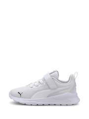Puma White Anzarun Lite Unisex Kids Trainers - Image 2 of 6