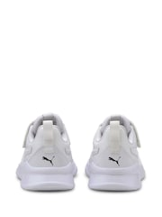 Puma White Anzarun Lite Unisex Kids Trainers - Image 3 of 6