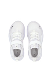Puma White Anzarun Lite Unisex Kids Trainers - Image 4 of 6