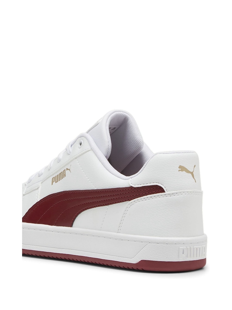 Puma White Mens Caven 2.0 Sneakers Trainers - Image 6 of 6