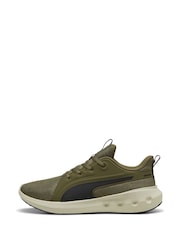 Puma Green Mens SOFTRIDE Carson Running Shoes - Image 3 of 6