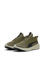 Puma Green Mens SOFTRIDE Carson Running Shoes - Image 4 of 6