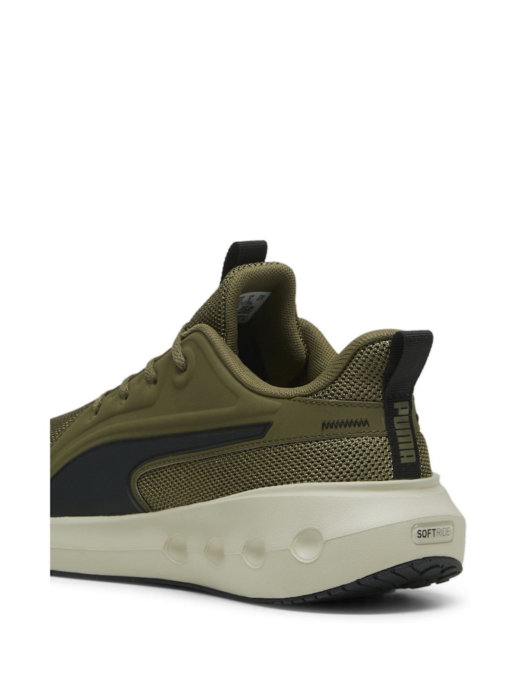 Puma Green Mens SOFTRIDE Carson Running Shoes - Image 6 of 6