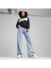 Puma Black Grey Womens SQUAD Quarter Zip Sweatshirt - Image 5 of 6