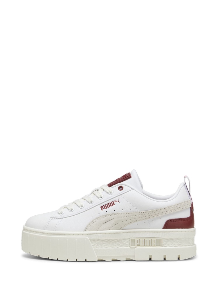 Puma Dark White Women Mayze Trainers - Image 1 of 6