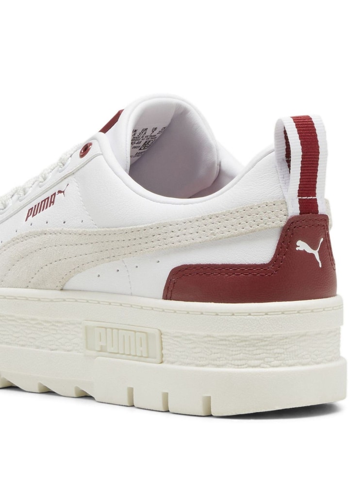 Puma Dark White Women Mayze Trainers - Image 2 of 6