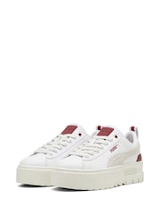 Puma Dark White Women Mayze Trainers - Image 4 of 6