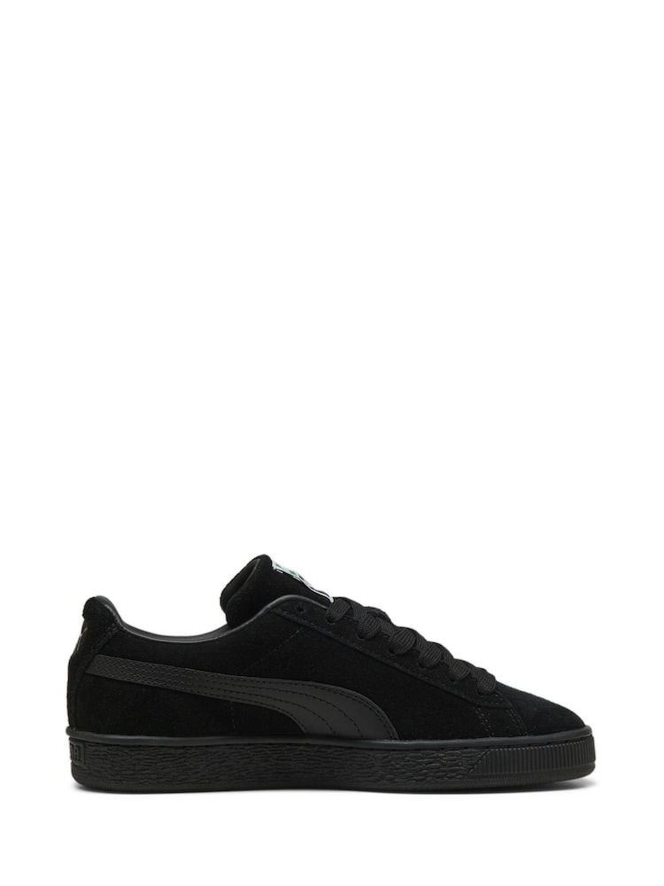 Puma Dark Black Youth Boys Suede Classic Sneakers Trainers - Image 1 of 6