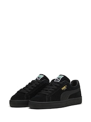 Puma Dark Black Youth Boys Suede Classic Sneakers Trainers - Image 3 of 6