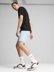 Puma Brown Mens Rebound V6 Low Sneakers Trainers - Image 2 of 6